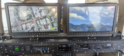 An image of RIS's Crossbar Console used in the C206H Airborne Law Enforcement Solution